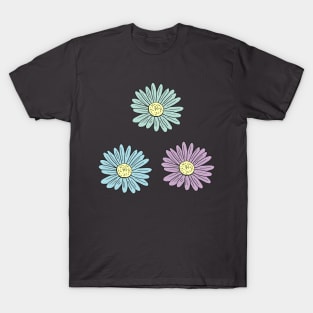 Pastel Blue Daisy Pack T-Shirt